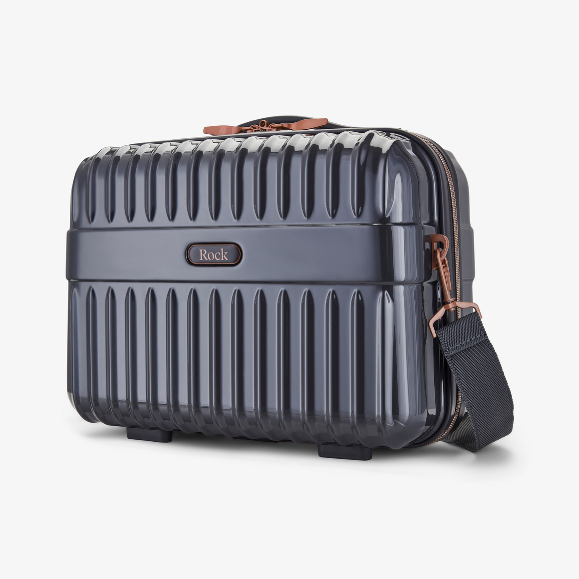 Selene Vanity Suitcase in Charcoal