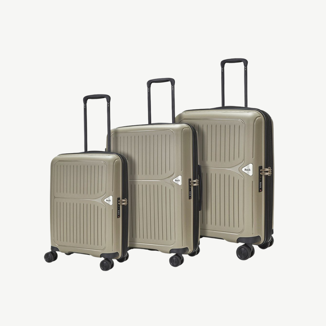 Vancouver Set of 3 Suitcases in Pebble Grey