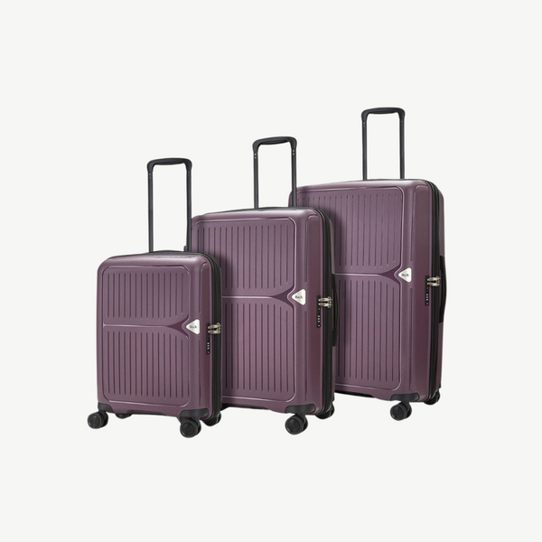 Vancouver Set of 3 Suitcases in Purple