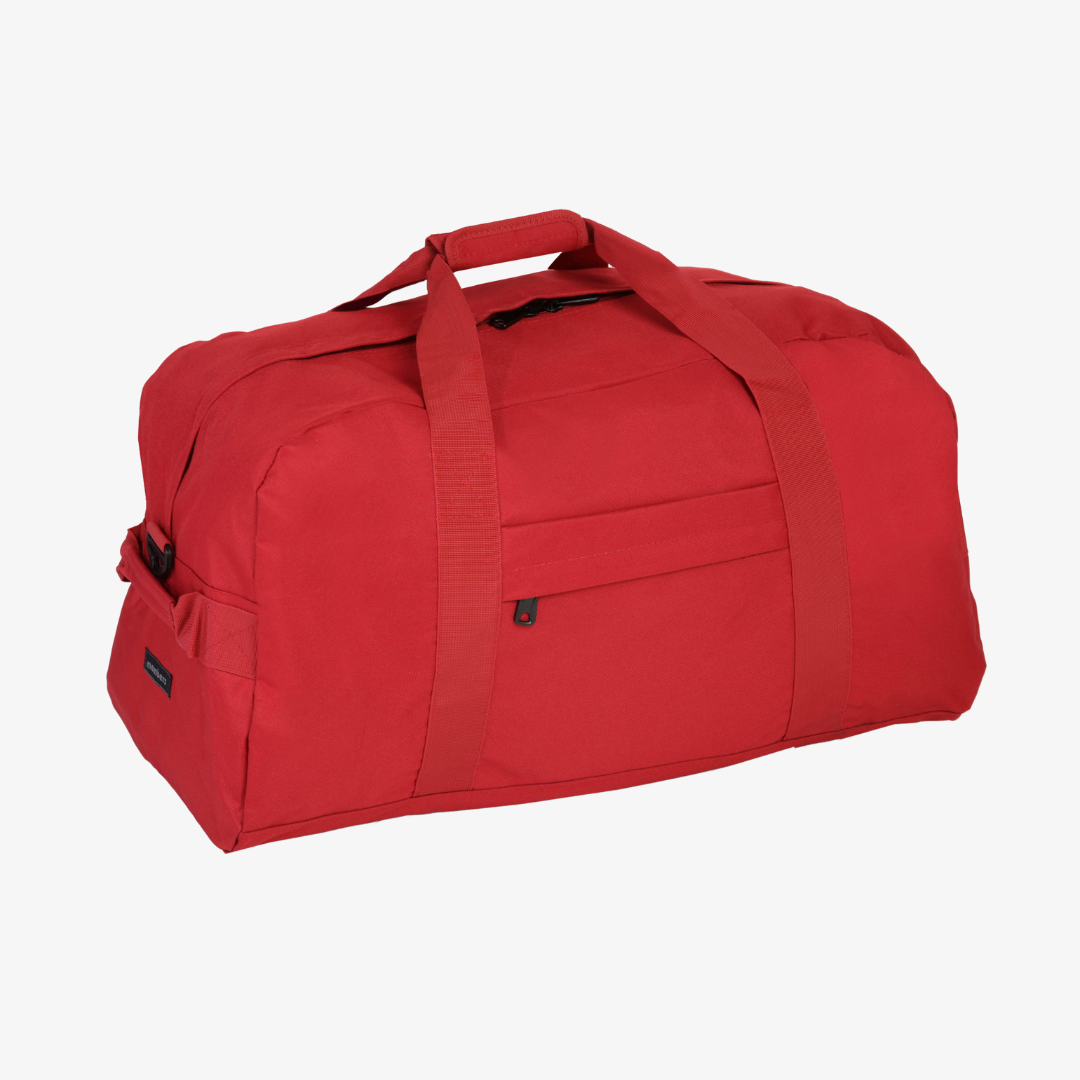 The Essentials Medium Holdall in Red