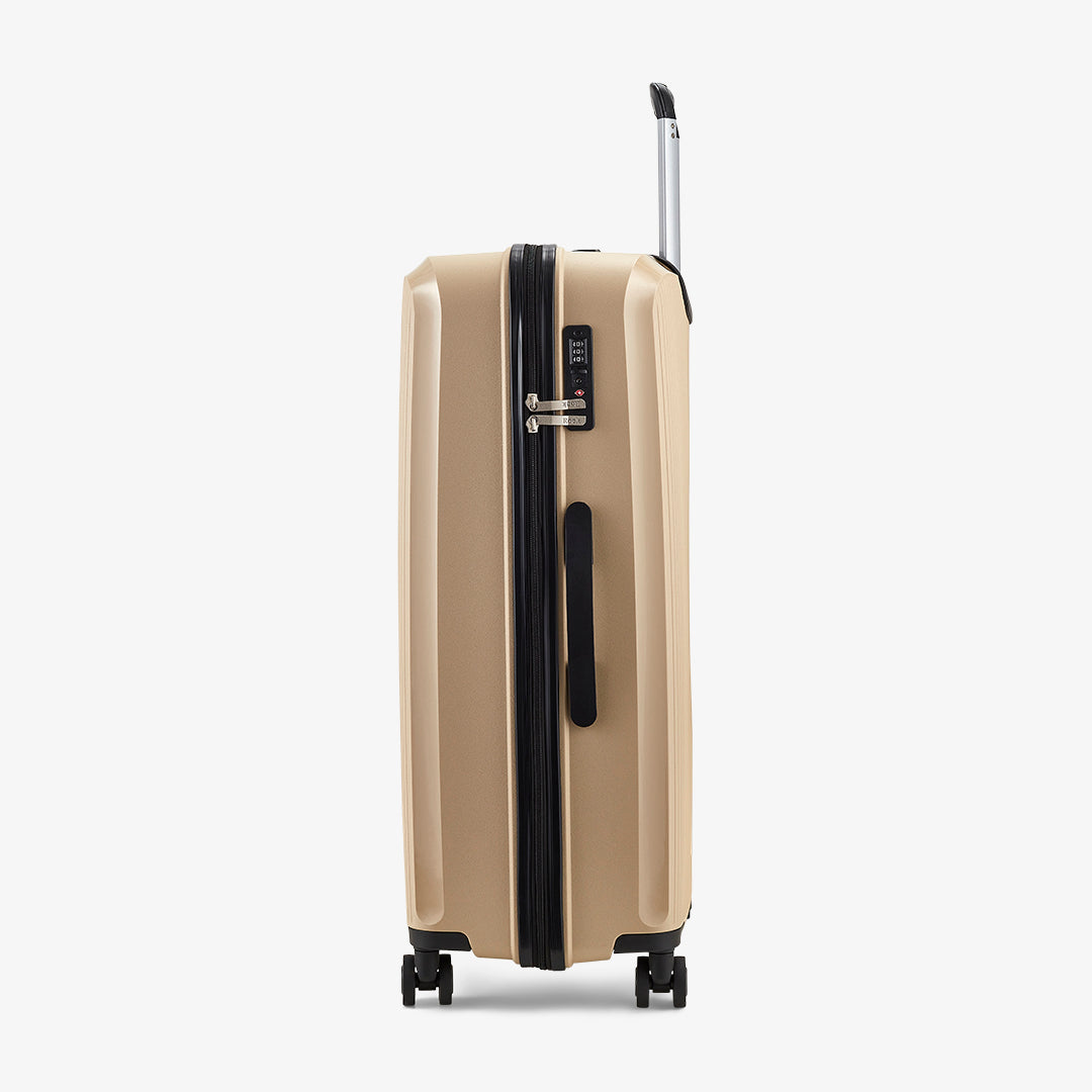 Hudson Large Suitcase in Champagne