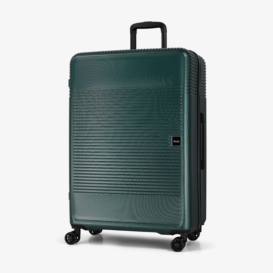 Lincoln Large Suitcase in Forest Green