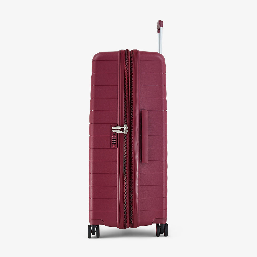 Palma Large Suitcase in Burgundy