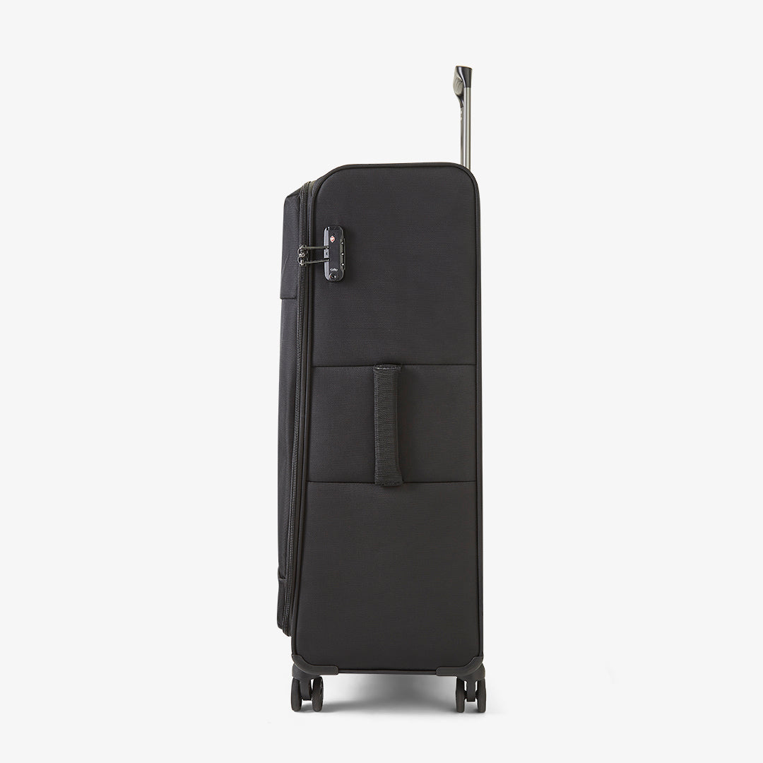 Paris Large Suitcase | Black | Rock Luggage