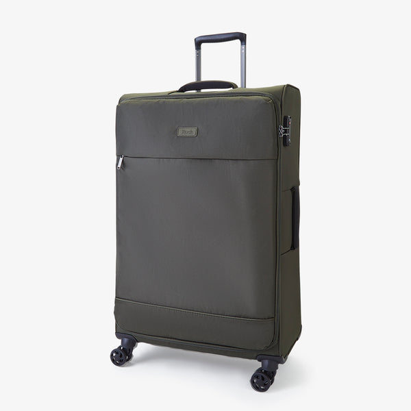 Paris Large Suitcase in Olive Green