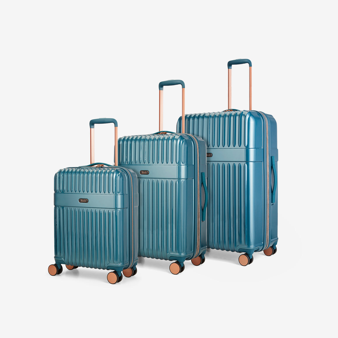 Selene Set of 3 Suitcases in Blue