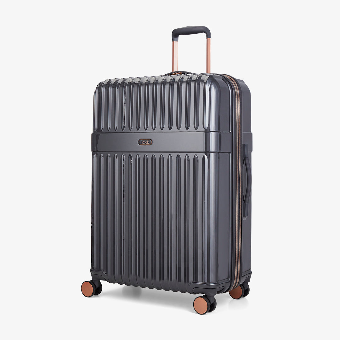 Selene Large Suitcase in Charcoal