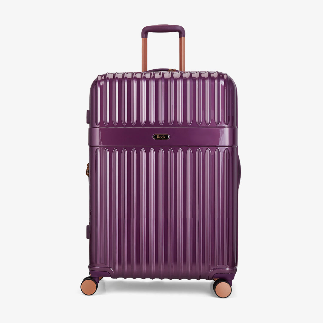 Selene Large Suitcase Purple Rock Luggage