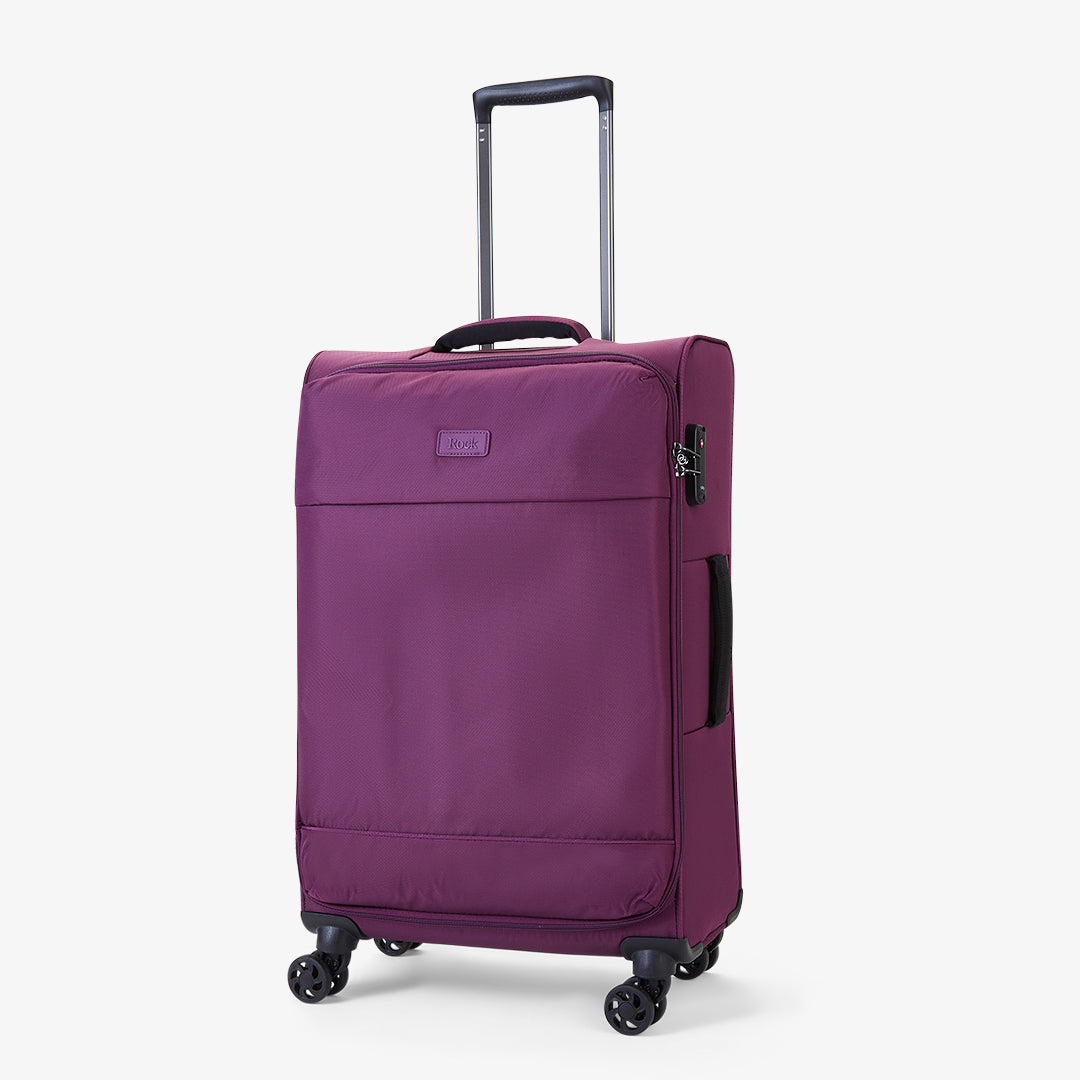 Paris Medium Suitcase | Purple | Rock Luggage
