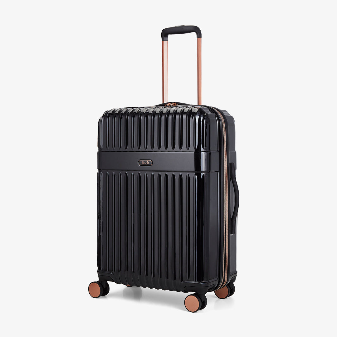 Selene Medium Suitcase in Black