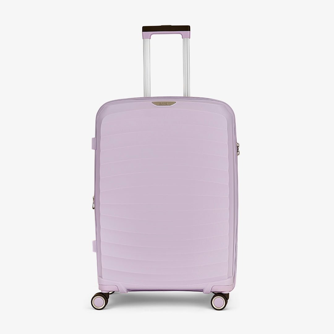 Sunwave Medium Pastel Suitcase | Lilac | Rock Luggage