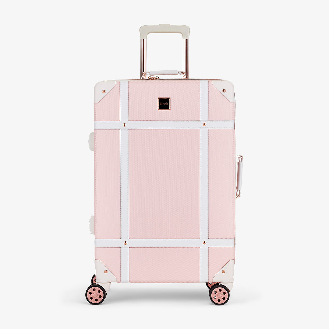 Vintage Medium Suitcase in Baby Pink