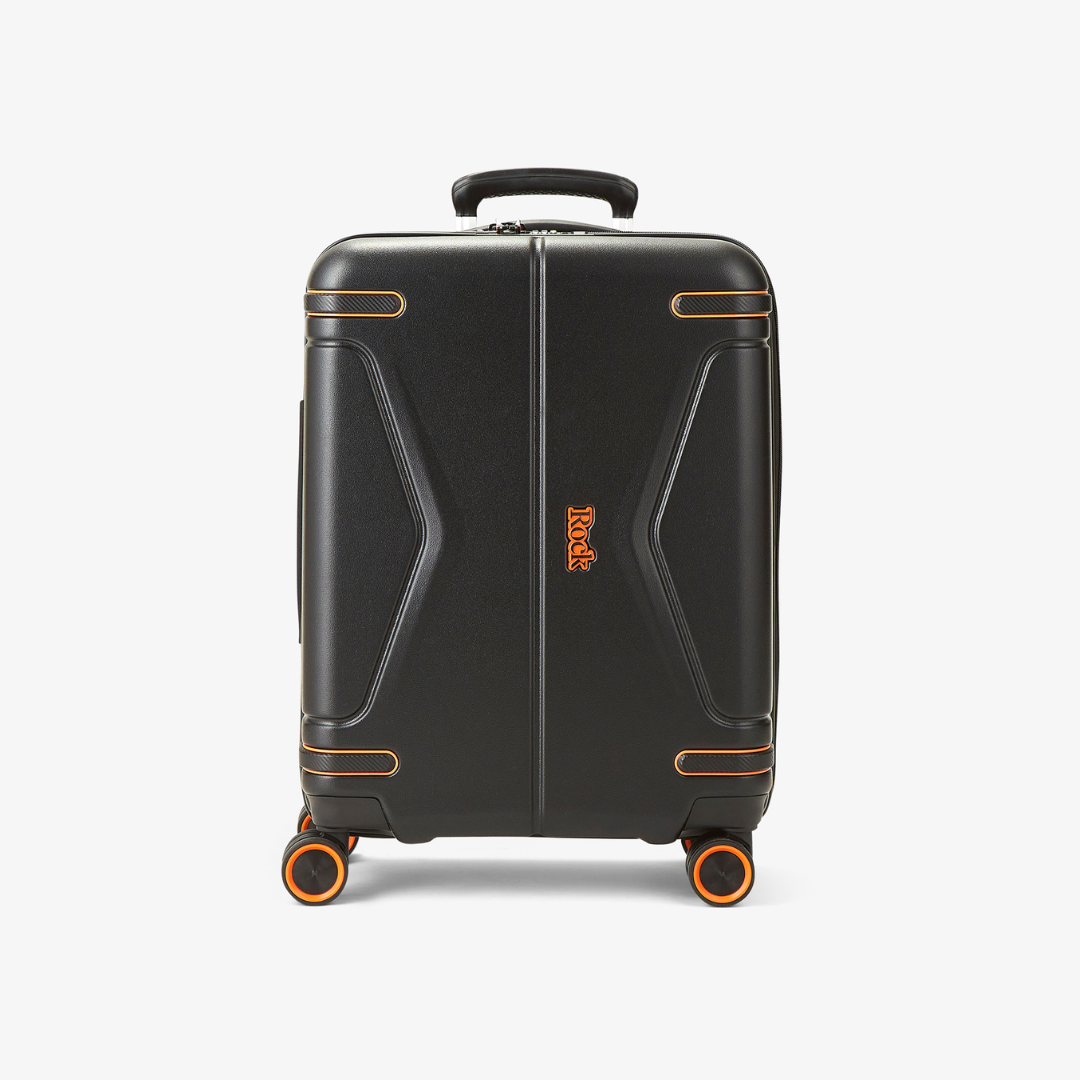 Genesis Small Suitcase | Black | Rock Luggage