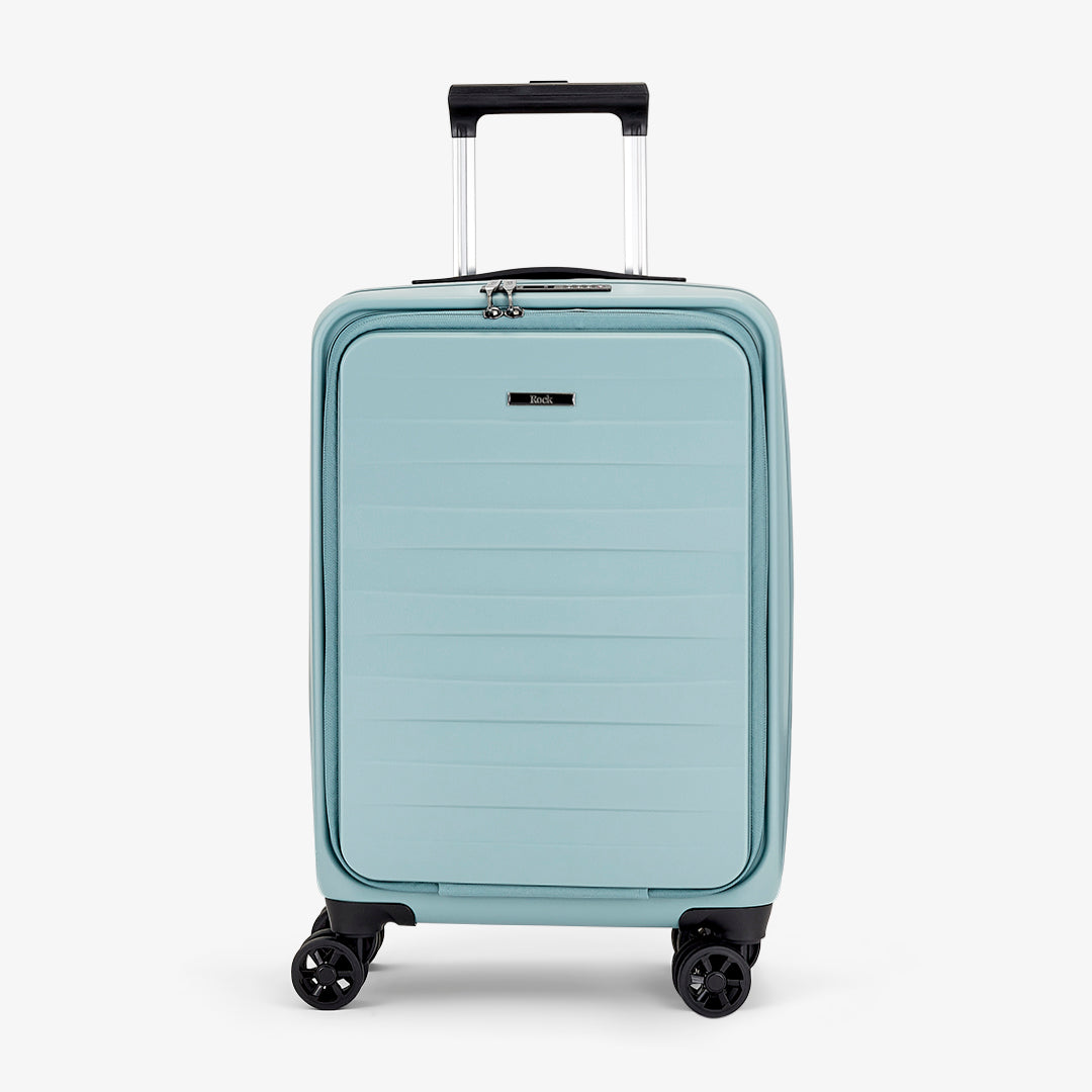 Eden Small Suitcase in Seafoam Blue