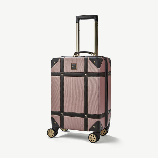 Vintage Small Suitcase Rose Pink Rock Luggage