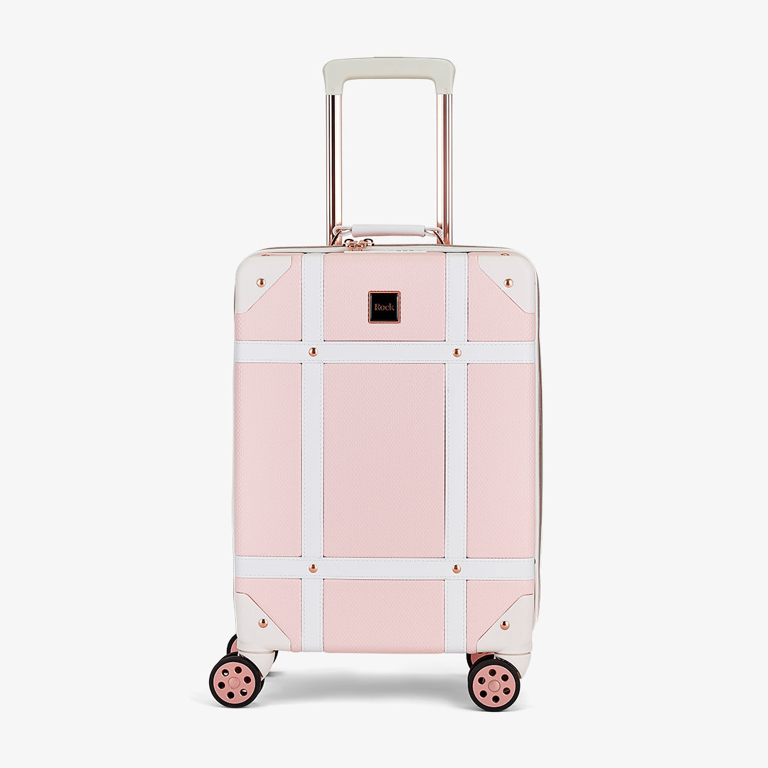 Vintage Small Suitcase in Baby Pink