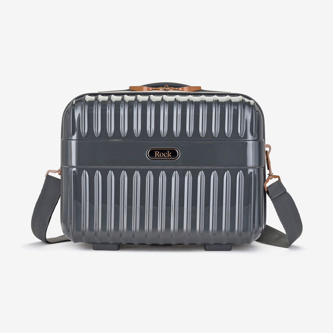 Selene Vanity Suitcase in Charcoal