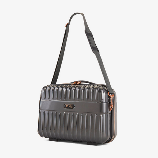 Selene Vanity Suitcase in Charcoal