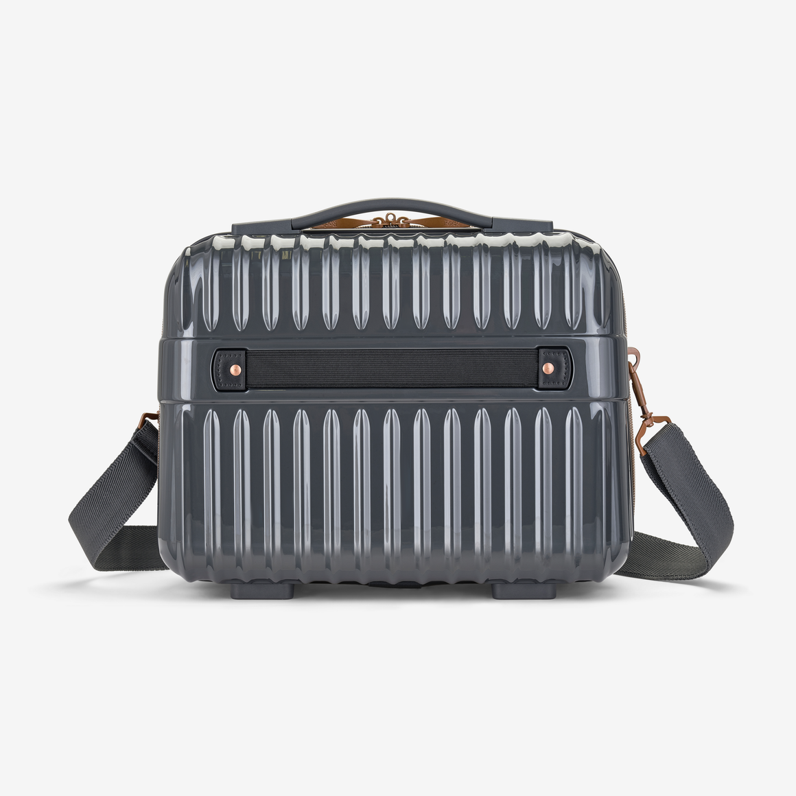 Selene Vanity Suitcase in Charcoal