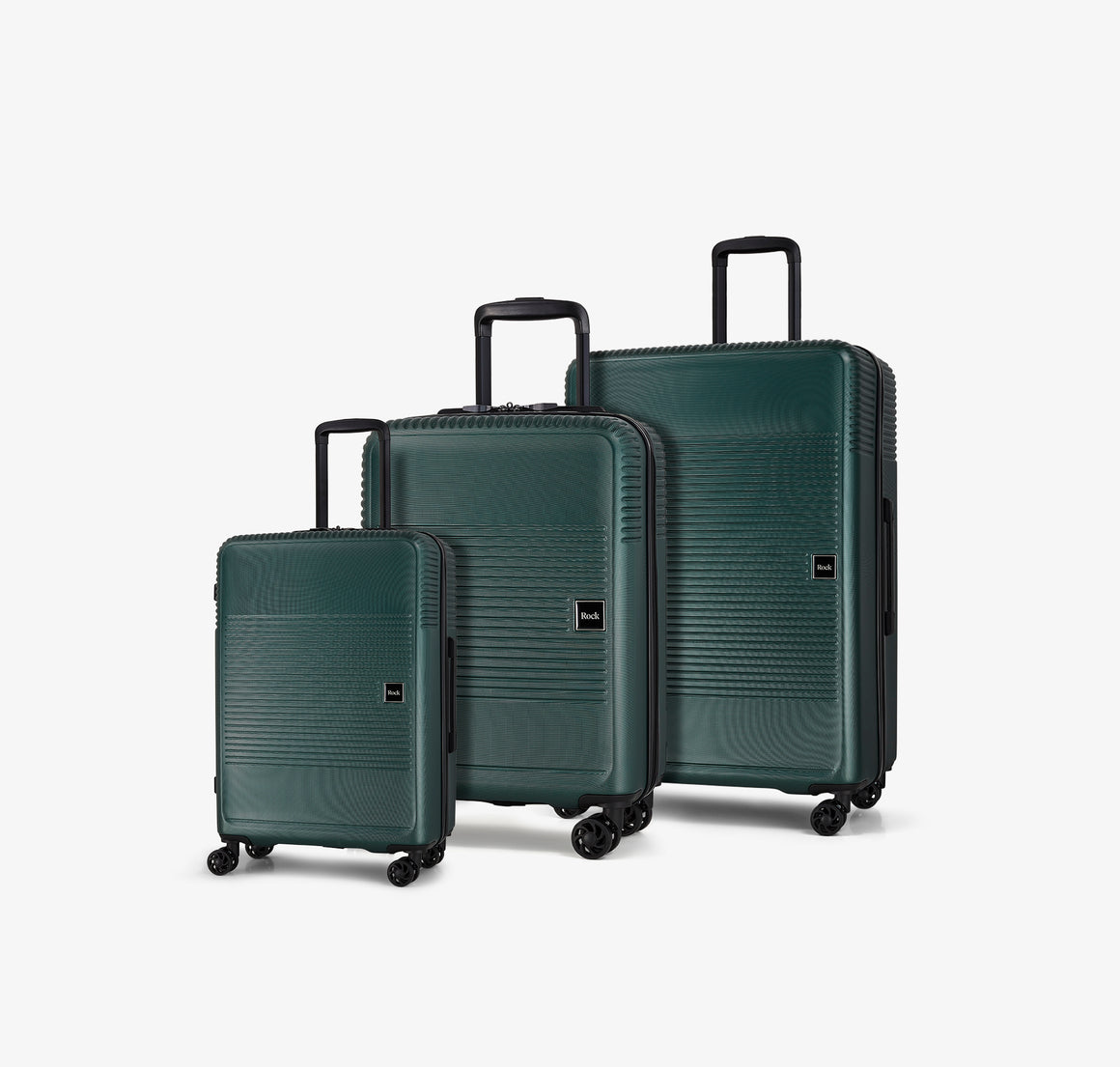 Lincoln Set of 3 Suitcases in Forest Green