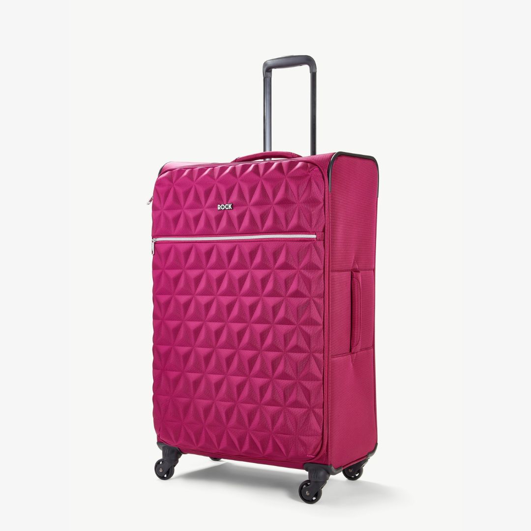 Jewel Large Suitcase in Pink