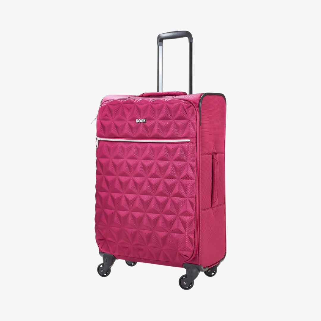 Pink suitcase lightweight online