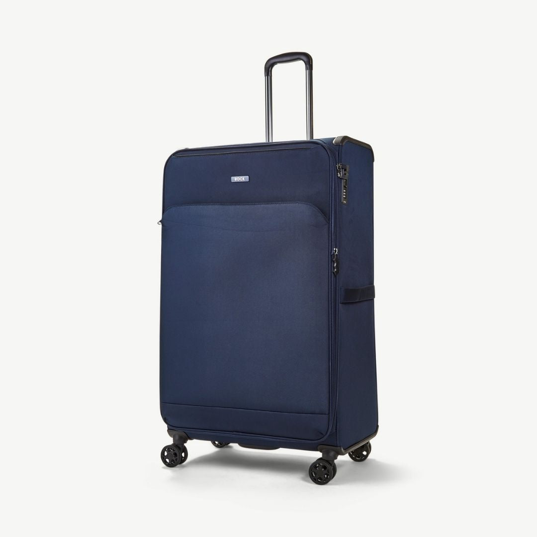 Georgia Extra Large Suitcase Navy Rock Luggage